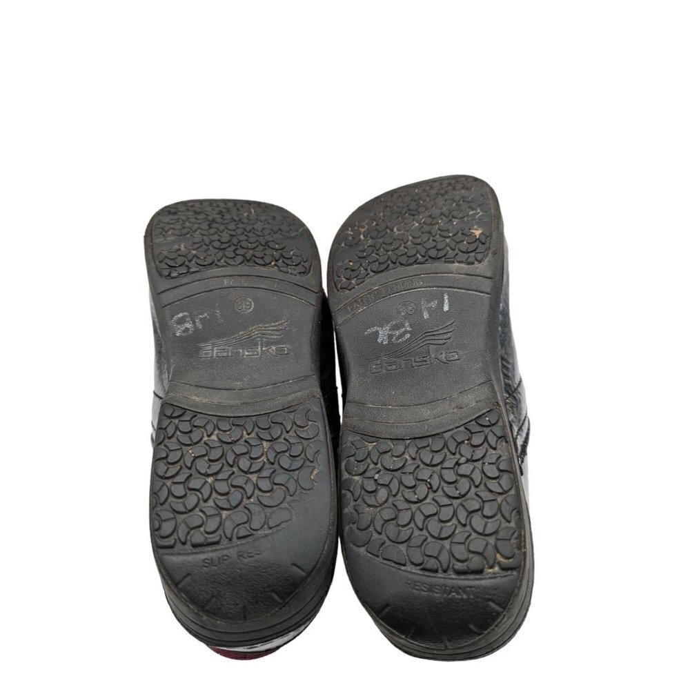 Dansko Professional Metallic Embossed Workwear Clogs Size 9 - Picture 4 of 8